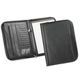 Leatherette Zippered Padfolio